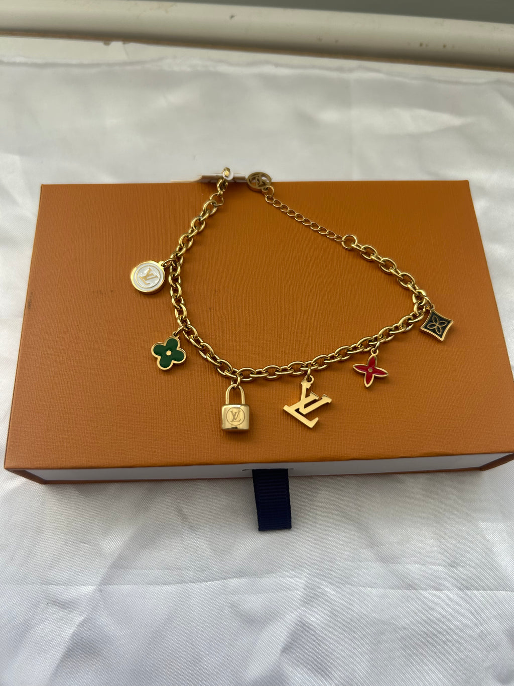 Luella Gold Charm Bracelet