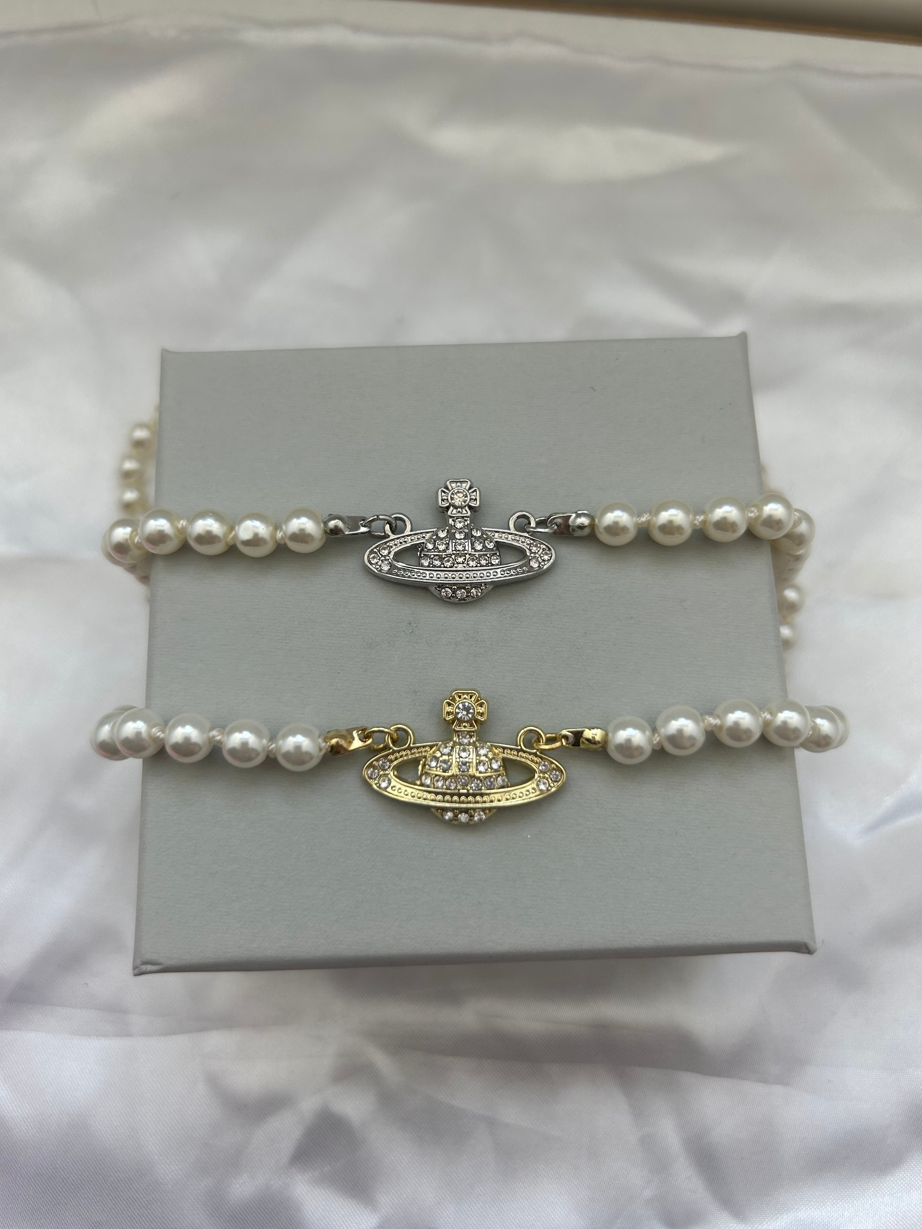 Vienna Pearl Orb Necklace