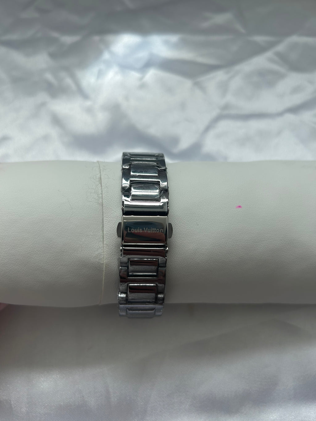 Silver Lulu White Face Watch