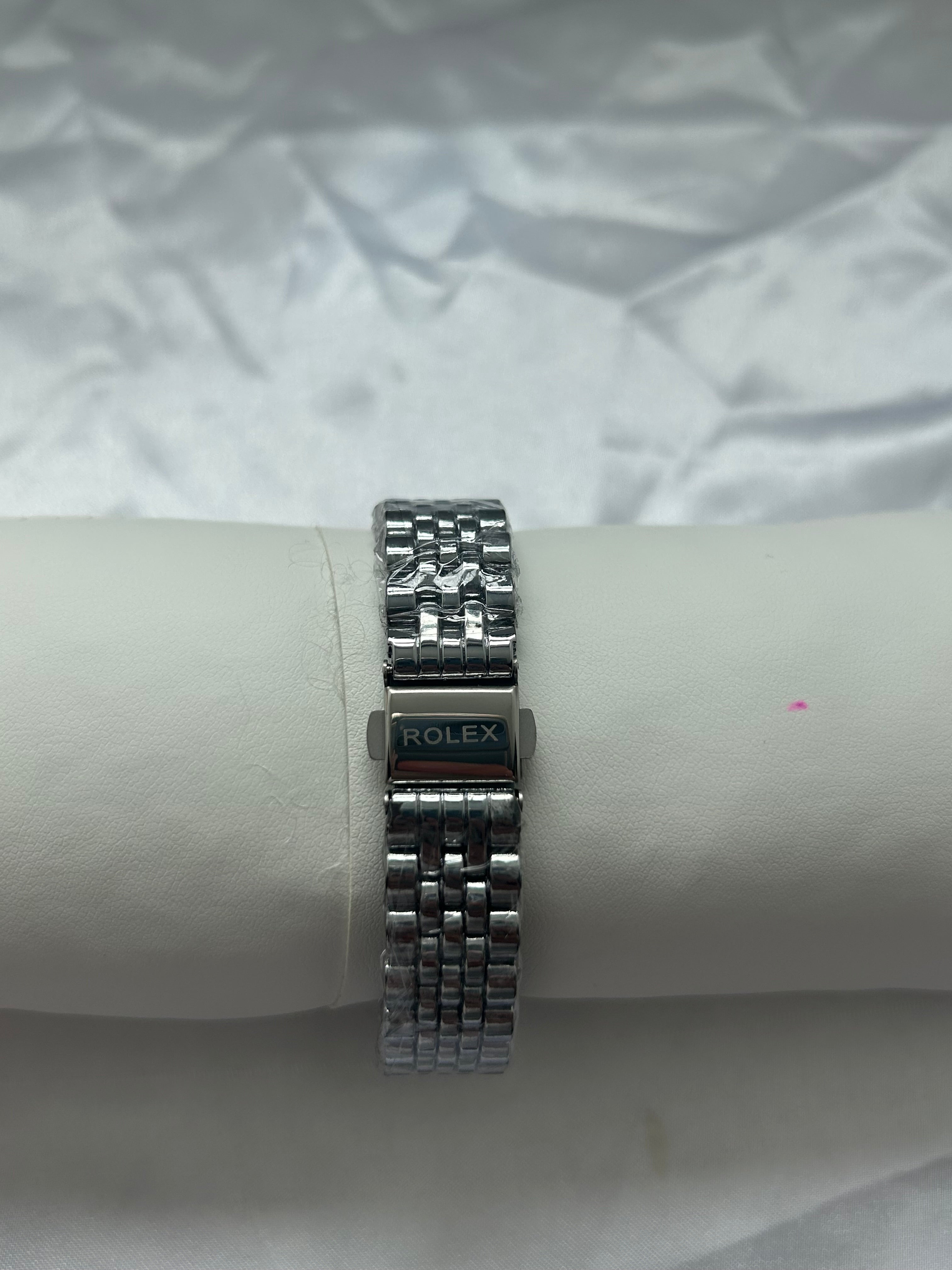 Silver Roro Black Face Watch