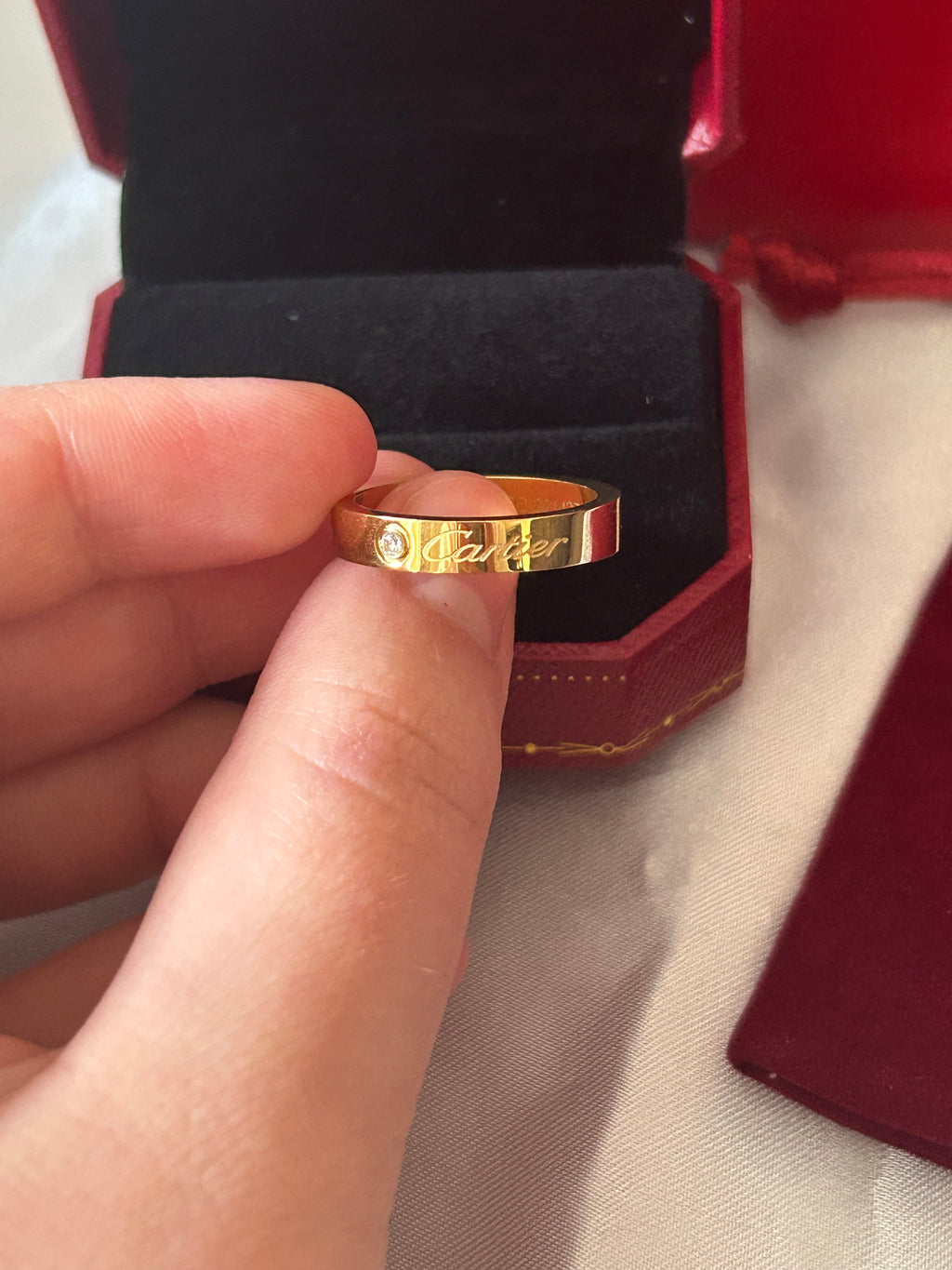 Cerise Gold Gemstone Ring