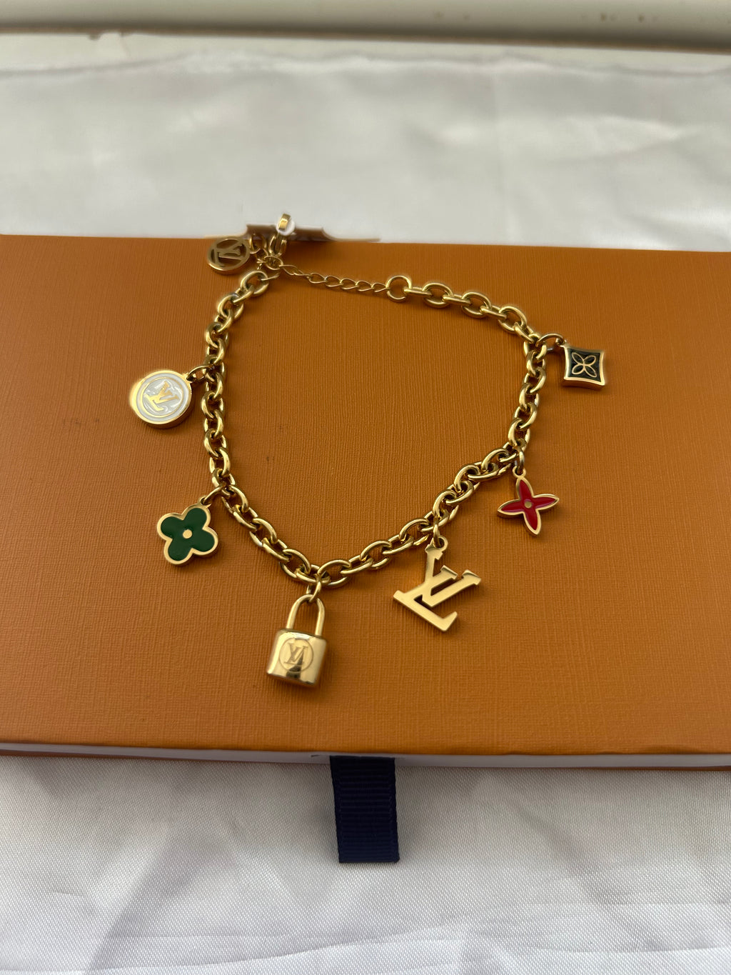 Luella Gold Charm Bracelet