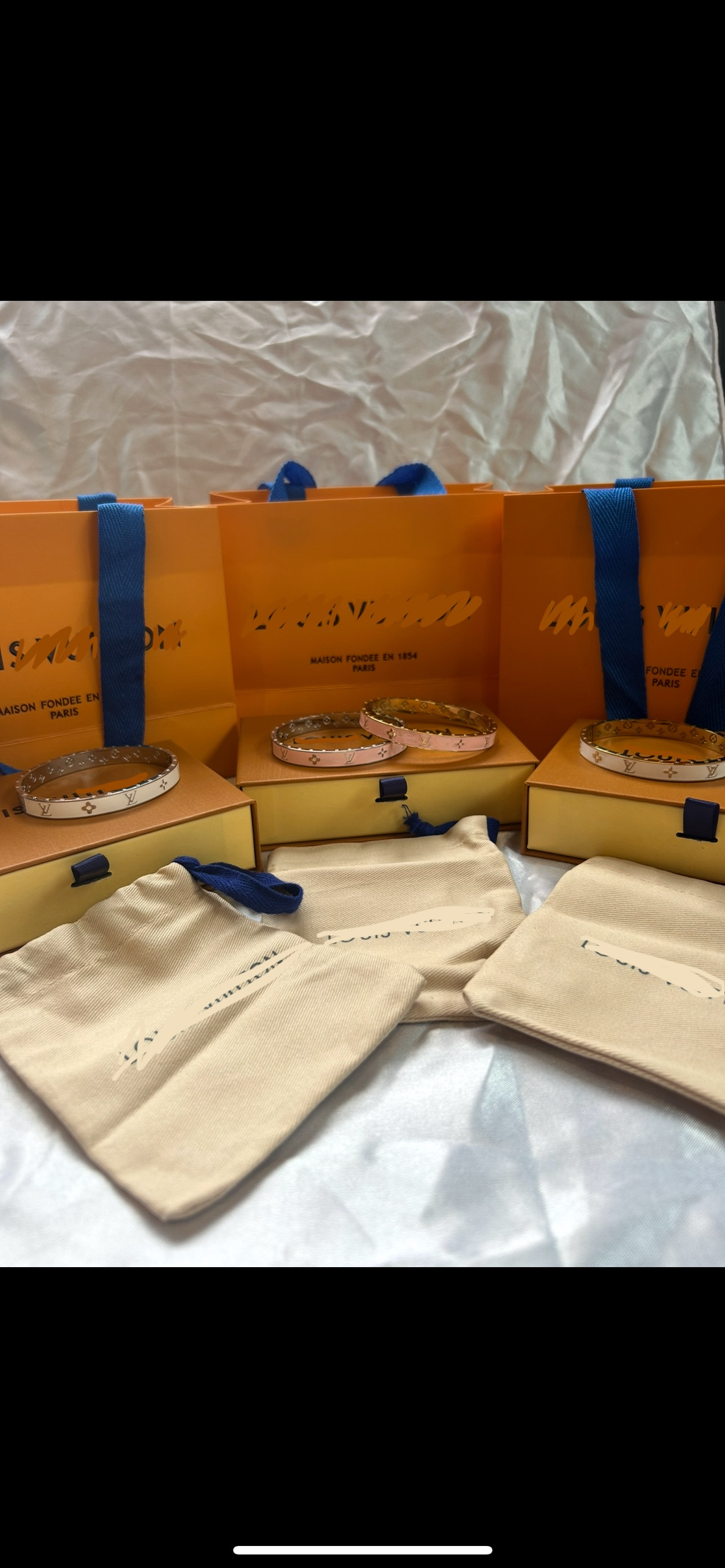 Luella logo bangles