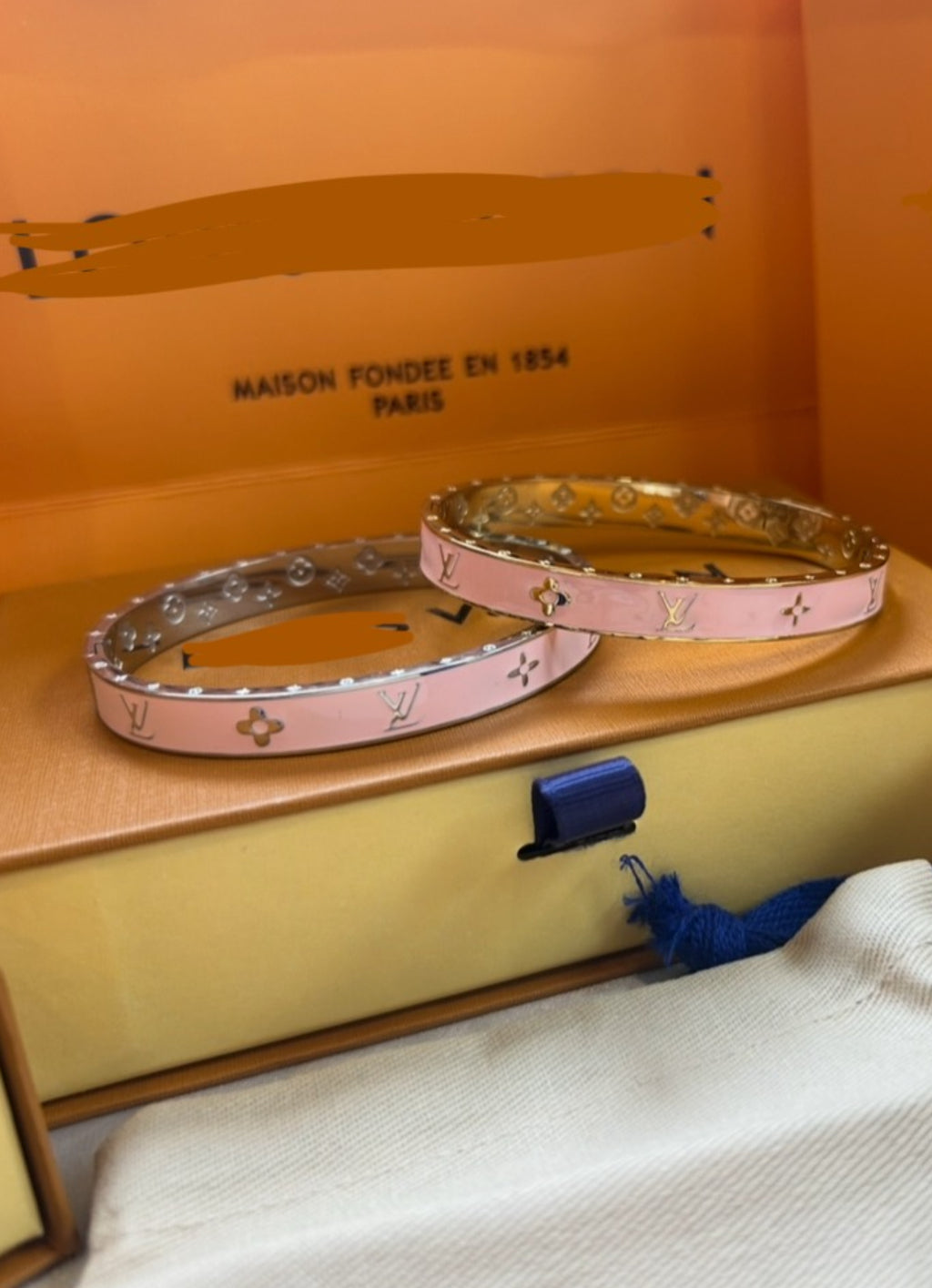 Luella logo bangles
