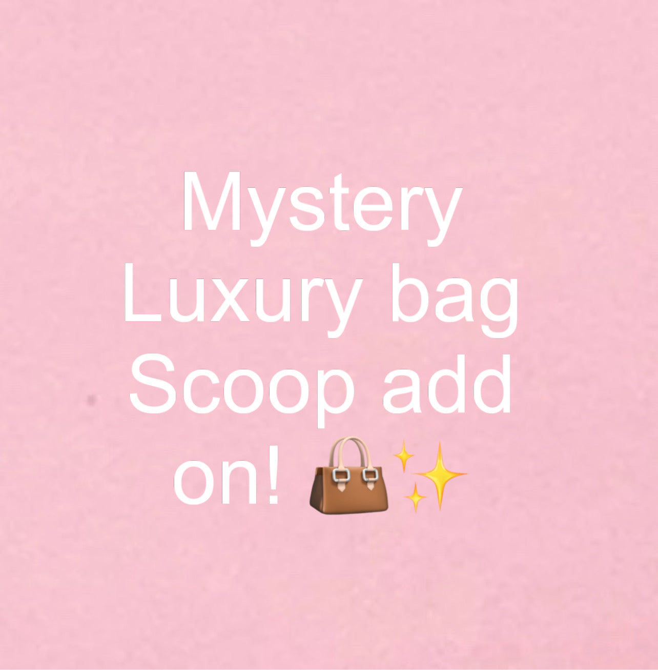 The Mystery Luxury bag!