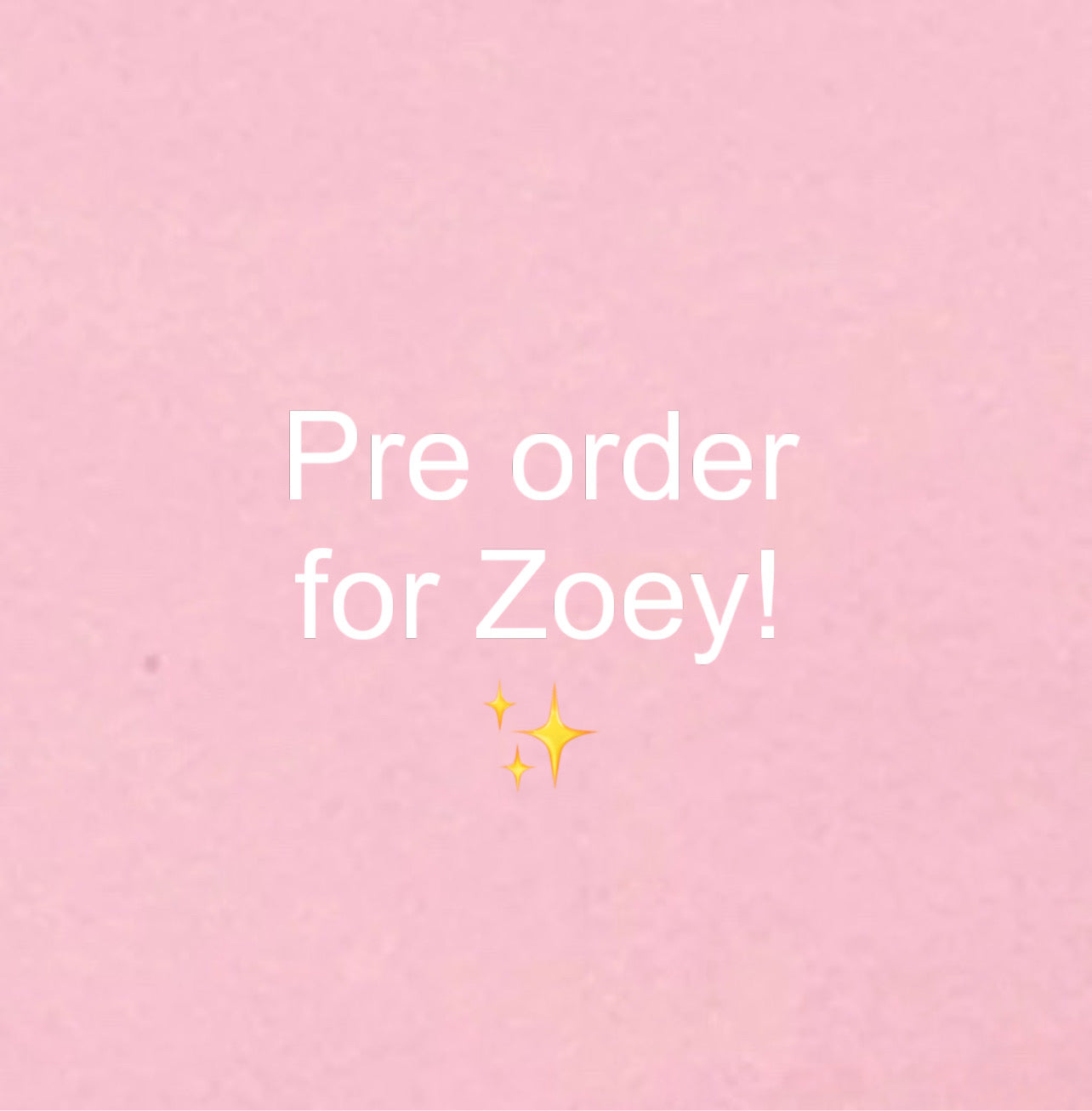Pre order full balance